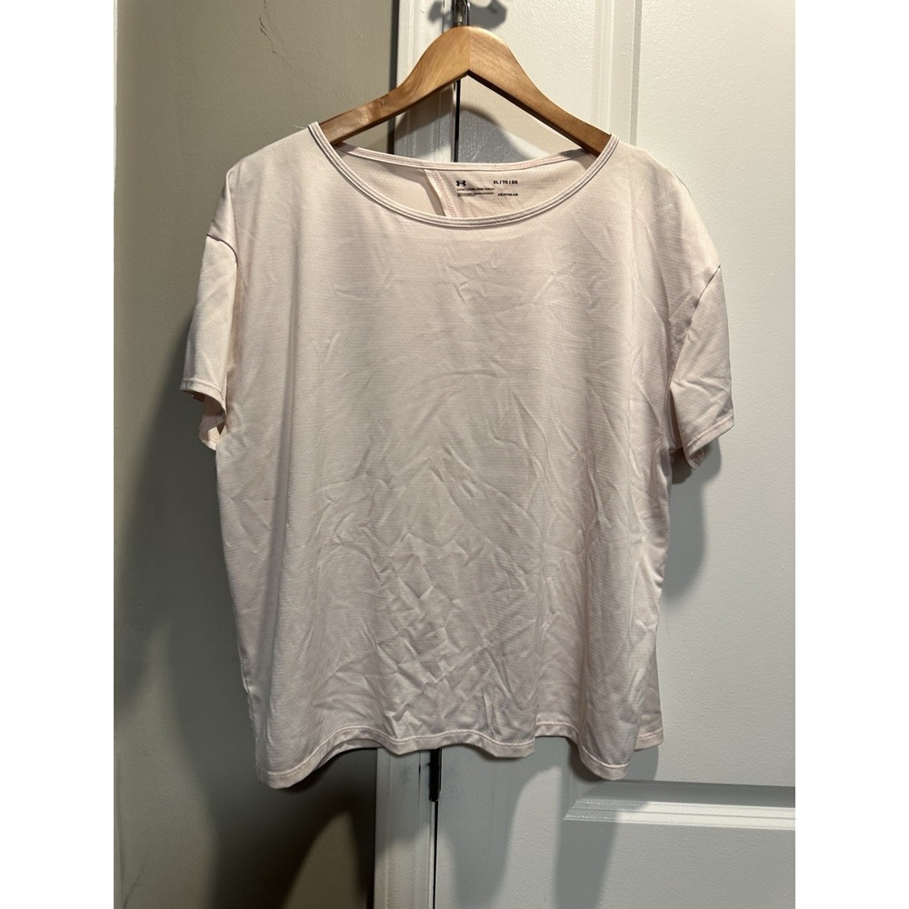 Under Armour Heatgear Women's Pink Shirt Open Black XL